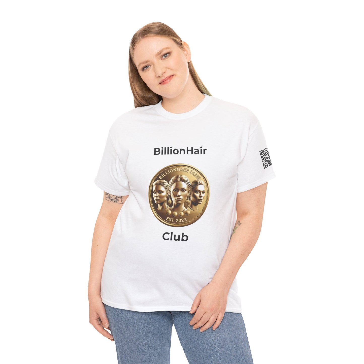 BillionHair Club Inspirational Unisex Heavy Cotton Tee