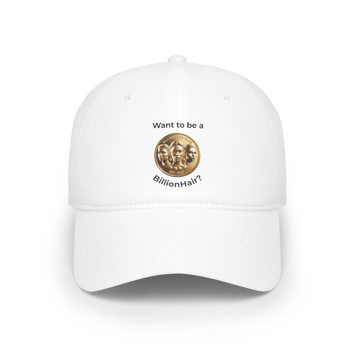 Want to be a BillionHair Low Profile Baseball Cap